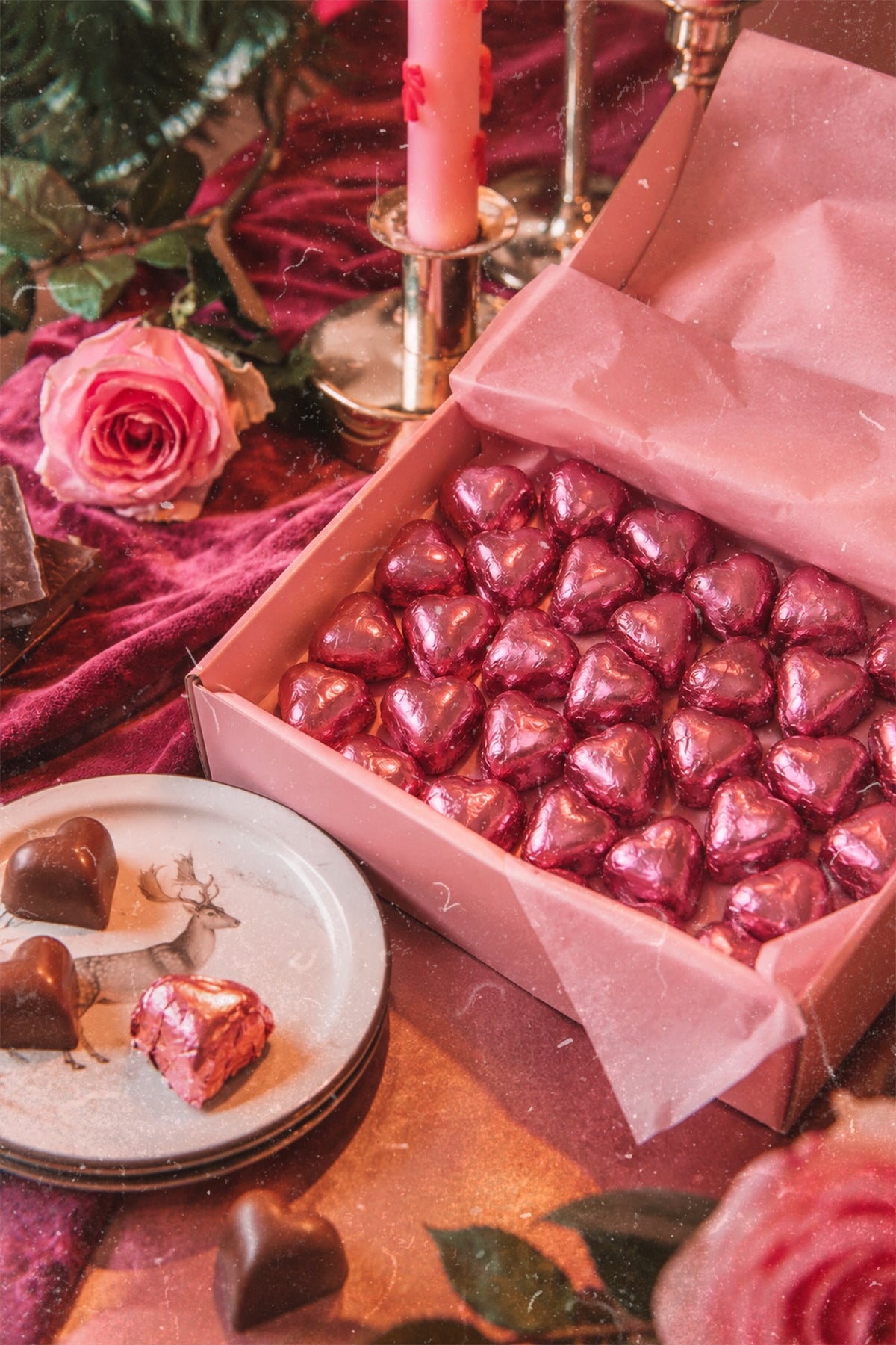 The Chocolate Path Love Hearts