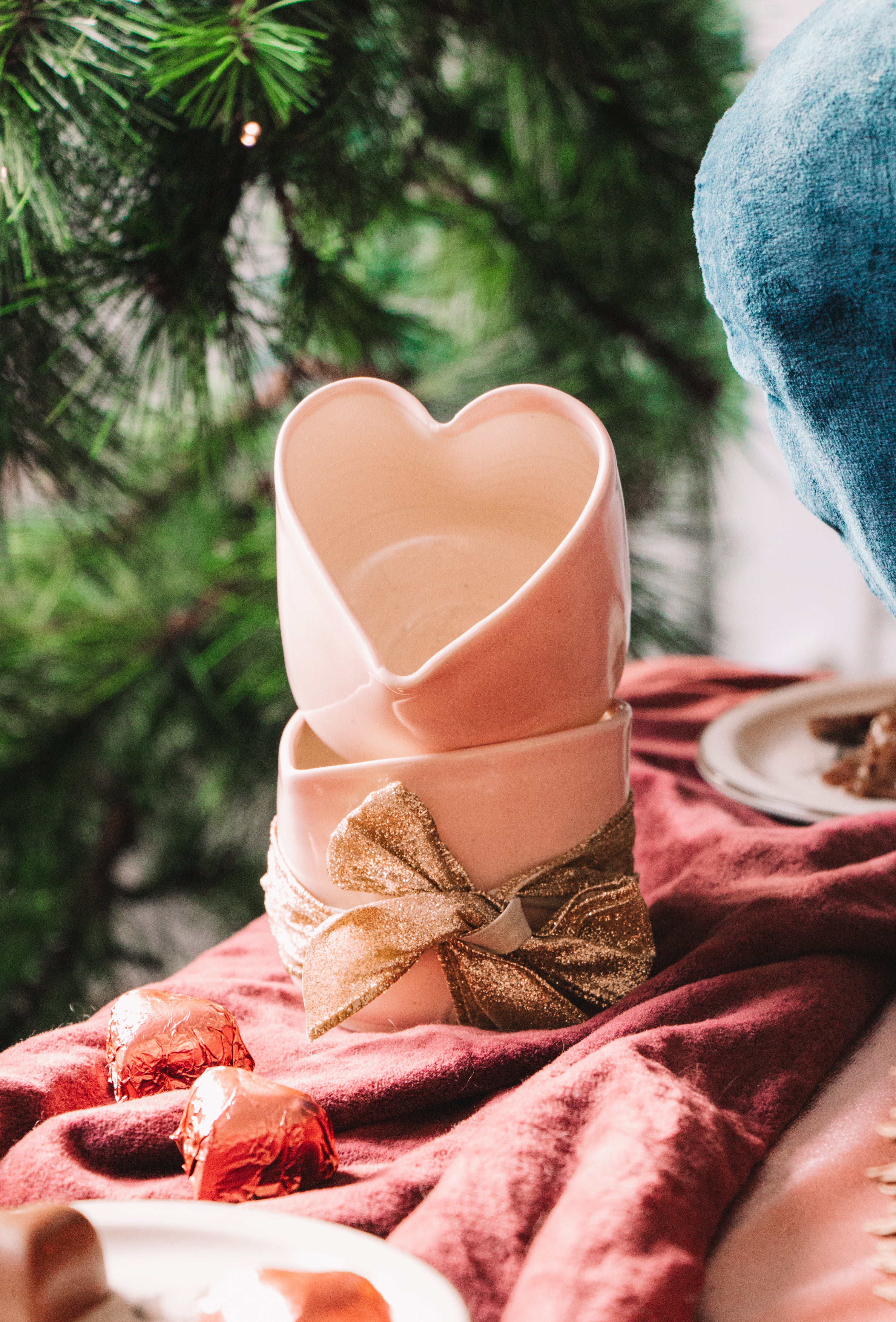 Pink Ceramic Love Heart Mug